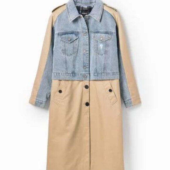 Galita Hybrid Denim Trench Coat - Picture 11 of 16